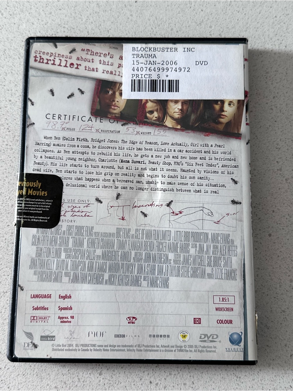 Trauma DVD - Picture 2 of 3
